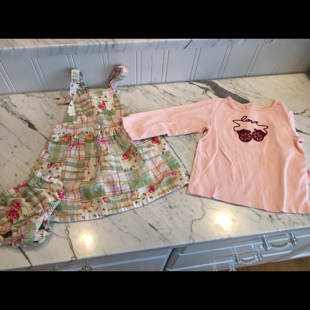 Janie and Jack (18-24) and Baby Gap  dress (12-18)